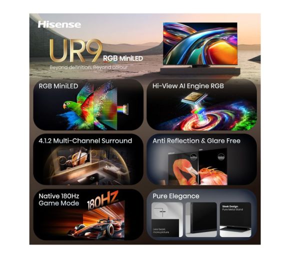 HISENSE - 85 inča 85UR9S ULED RGB Mini LED 4K UHD Smart TV _4
