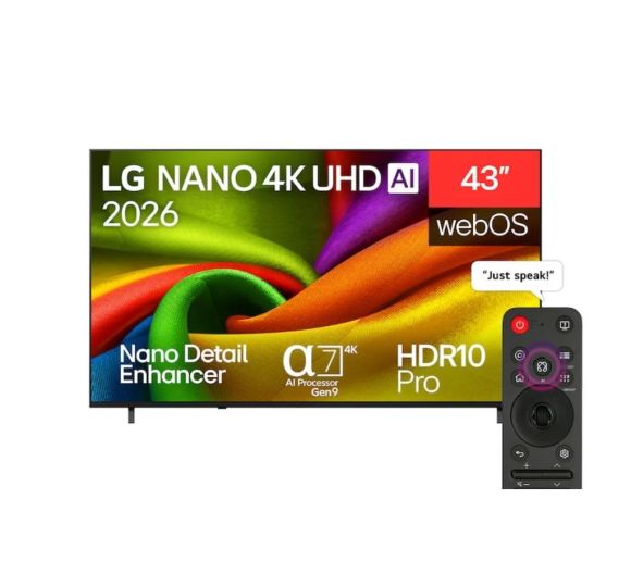 LG - Televizor LG 43NU850B3LA/LED/43"/4K Ultra HD/smart/webOS 26/crna_0