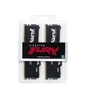 Kingston - DIMM DDR5 128GB (2x64GB kit) 5600MT/s KF556C40BBAK2-128 FURY Beast Black RGB EXPO 