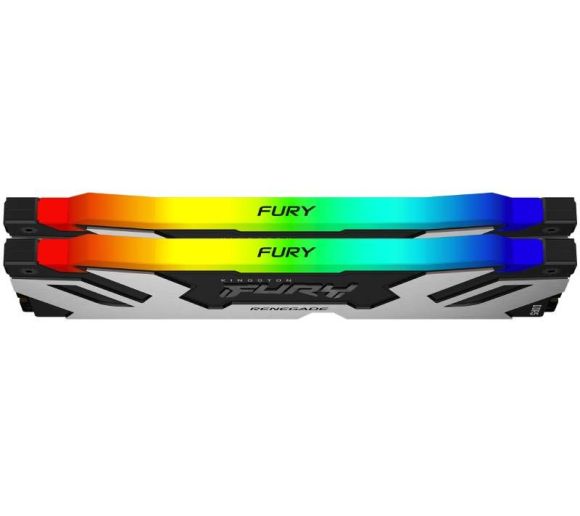 Kingston - DIMM DDR5 48GB (2x24GB kit) 8000MT/s KF580C38RSAK2-48 FURY Renegade Silver RGB XMP _0