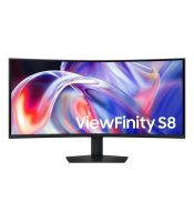 Samsung - Monitor SAMSUNG LS40H850TAUXEN 40"/VA,zakrivljen,21:9/5120x2160/144Hz/4ms GtG/HDMI,DP,USB-C,LAN/crna