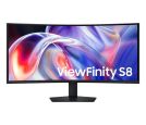 Samsung - Monitor SAMSUNG LS40H850TAUXEN 40"/VA,zakrivljen,21:9/5120x2160/144Hz/4ms GtG/HDMI,DP,USB-C,LAN/crna_small_0
