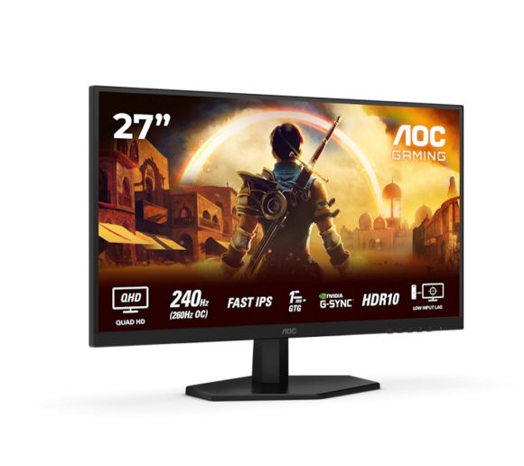 AOC - Monitor AOC Q27G42ZE 27"/IPS/2560x1440/260Hz/1ms GtG/HDMI,DP/G-sync/VESA/crna_1