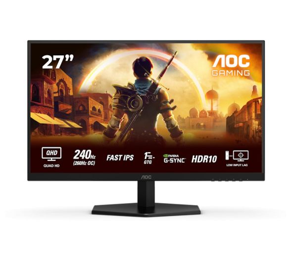 AOC - Monitor AOC Q27G42ZE 27"/IPS/2560x1440/260Hz/1ms GtG/HDMI,DP/G-sync/VESA/crna_2