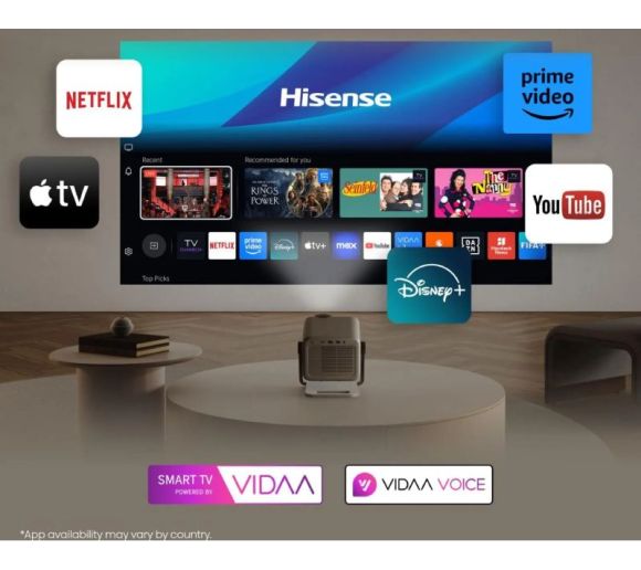 HISENSE - M2SE PRO smart Laser 4K PRO-UHD 1.150 ANSI lumena 1000:1 WiFi VIDAA U9 projektor _8