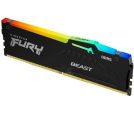 Kingston - DDR5 32GB 5200MT/s [FURY BEAST RGB], Non-ECC UDIMM, CL40 1.25V, 288-Pin 1Rx8, Black, w/RGB Heatsink, XMP & EXPO_small_0