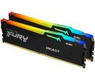 Kingston - DDR5 64GB (2x32GB) 6000MT/s [FURY BEAST RGB], Non-ECC UDIMM, CL36 1.35V, 288-Pin 2Rx8, Black, Memory Kit, w/RGB Heatsink, XMP & EXPO_small_0