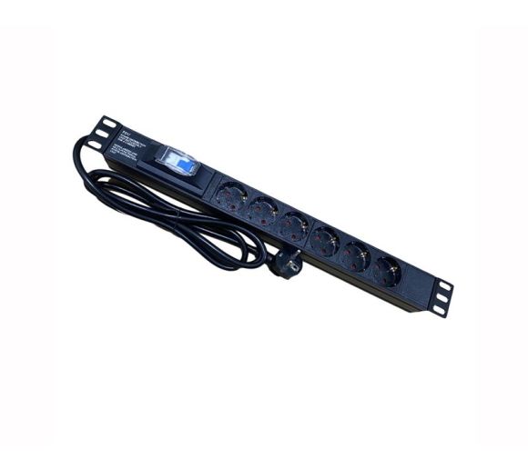 Produžni kabl PDU/6-Way (1P 16A), 2m, sa osiguračem _0