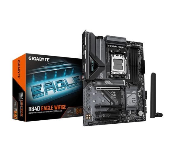 Gigabyte - AM5, AMD B840 Chipset, 4x DDR5, X3D Turbo Mode_0