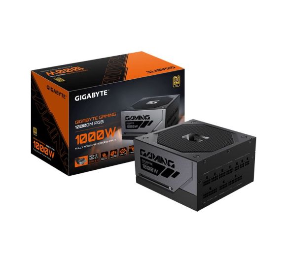 Gigabyte - 1000W, 80 PLUS Gold certified, Fully modular design, 135mm Smart Fluid Dynamic Bearing (FDB) Fan_0
