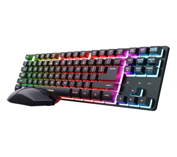 Trust - Tastatura+miš TRUST GXT 832 Thado Wireless TKL set/SRB/crna_2