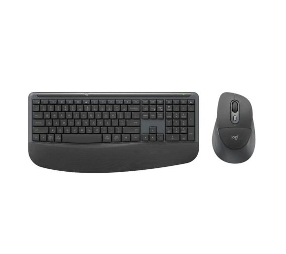 Logitech - Logitech MK880 Signature Comfort Plus Wireless Desktop YU, Graphite_0