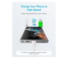 322 USB tip-C na USB tip-C kabl M/M 1.8m, 60W, pleteni, beli _small_3