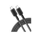 322 USB tip-C na USB tip-C kabl M/M 1.8m, 60W, pleteni, crni _small_1