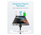 322 USB tip-C na USB tip-C kabl M/M 1.8m, 60W, pleteni, crni _small_5