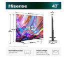 HISENSE - 43 inča 43E7S Hi-QLED 4K UHD Smart TV _small_2