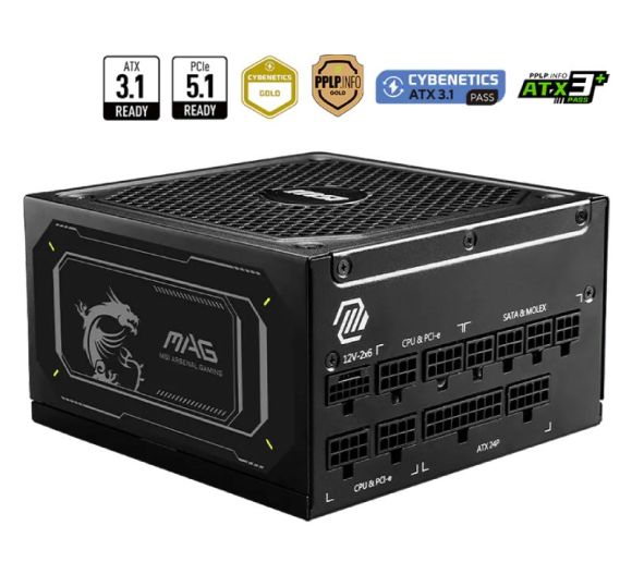 MSI - MAG A1000GL PCIE5 II 1000W napajanje 7Y _2