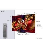 TCL - Televizor TCL 65C8L/LED/65"/4K UHD/144Hz/Google TV/crna