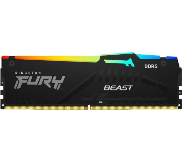 Kingston - DIMM DDR5 64GB (2x32GB kit) 6000MT/s KF560C36BBE2AK2-64 FURY Beast RGB EXPO _0