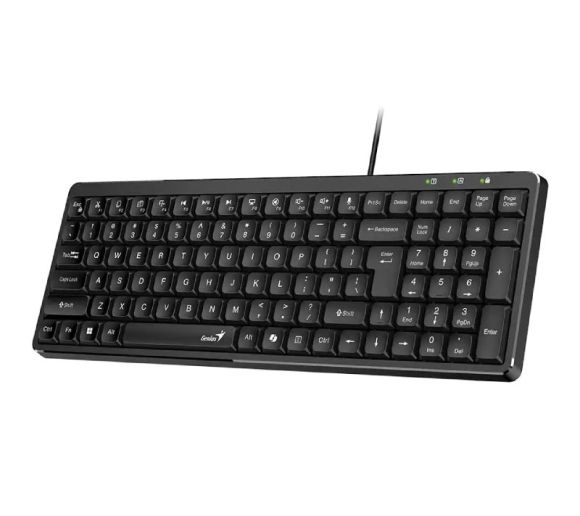 Genius - LuxeMate 120 USB US slim crna tastatura _2