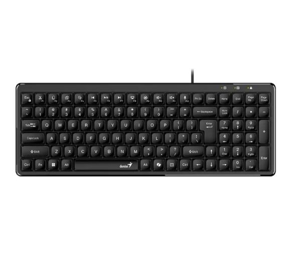Genius - LuxeMate 120 USB US slim crna tastatura _4