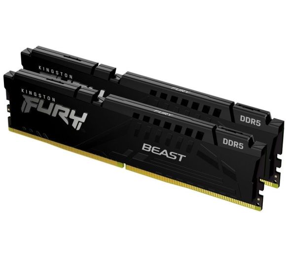 Kingston - DIMM DDR5 64GB (2x32GB kit) 5600MT/s KF556C36BBE2K2-64 FURY Beast Black EXPO _0