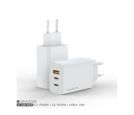 Zidni punjac FULMOVA GAN PD/65W/bela sa USB-C kablom_small_2