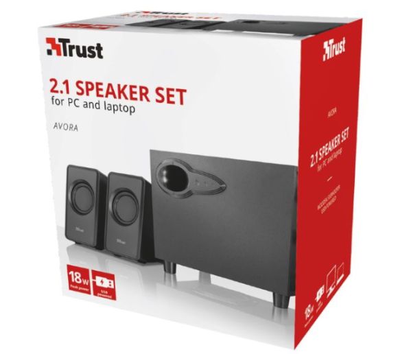 Trust - Zvucnik TRUST Avora 2.1/18W(9W RMS)/crna_1