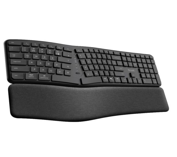 Trust - Tastatura TRUST KEYRA ERGO MULTI WRLS KEYBOARD US_2
