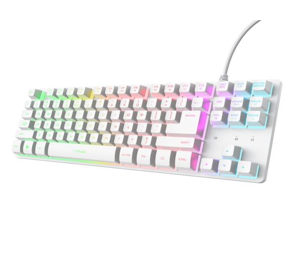 Trust - Tastatura TRUST GXT833 THADO žicna/RGB/TKL/gaming/bela_1
