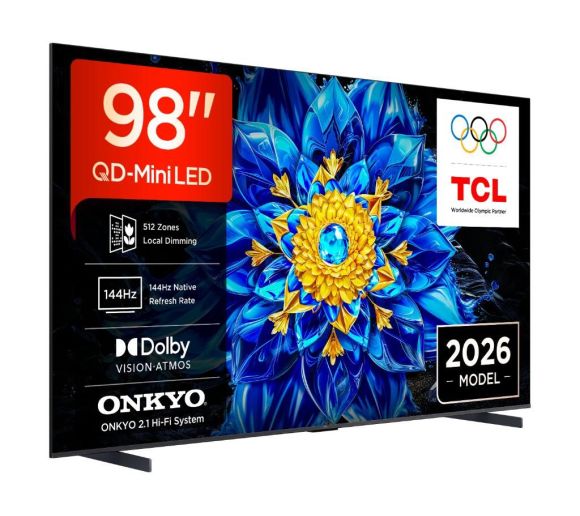 TCL - Televizor TCL 98P8L/QLED-Mini LED/98"/4K UHD/144Hz/Google TV/crna_6