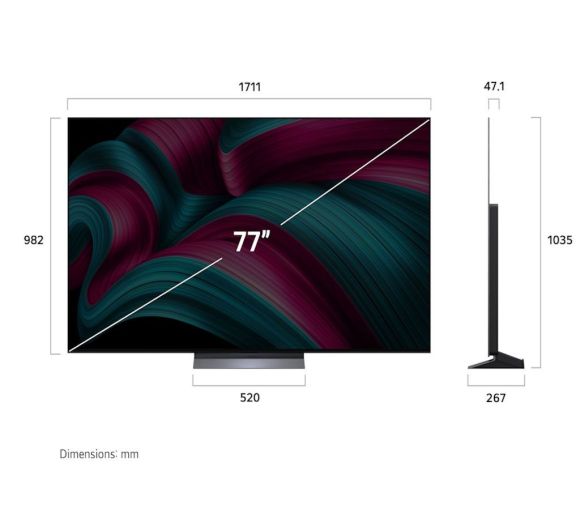 LG - Televizor LG OLED77C51LA/OLED/77"/4K Ultra HD/smart/webOS 25/crna_7