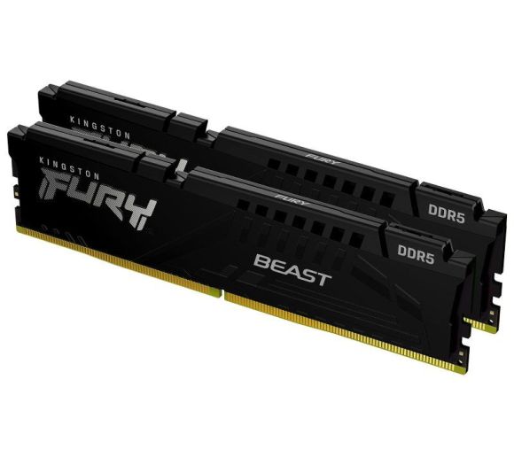 Kingston - DIMM DDR5 64GB (2x32GB kit) 6000MT/s KF560C36BBE2K2-64 FURY Beast Black EXPO _0