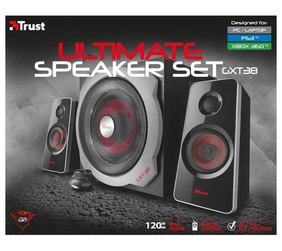 Trust - Zvucnik TRUST GXT 38 2.1/120W(60W RMS)/Ultimate Bass/gaming/crna_1