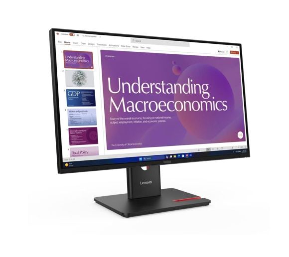 Lenovo - Monitor LENOVO ThinkVision T24D-40 23.8"/IPS/1920x1080/120Hz/4ms/USB-C PD 100W,USB-C PD 15W, 3xUSB-A_1
