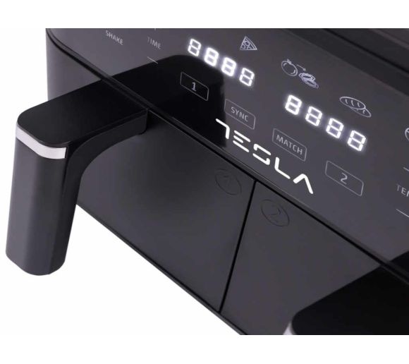 Tesla - Air Fryer TESLA AF900BSD 2400W/4.5L+4.5L/digital panel/crna-inox_7