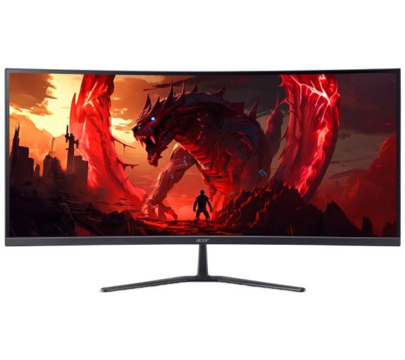 Acer - 34 inča ED340CURJ0BMIIPX Nitro ED0 UWQHD 3440x1440 VA 120 Hz zakrivljeni gaming monitor _2