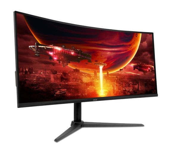 Acer - 34 inča ED340CURX0BMIIPX Nitro ED0 UWQHD 3440x1440 VA 200 Hz zakrivljeni gaming monitor _3