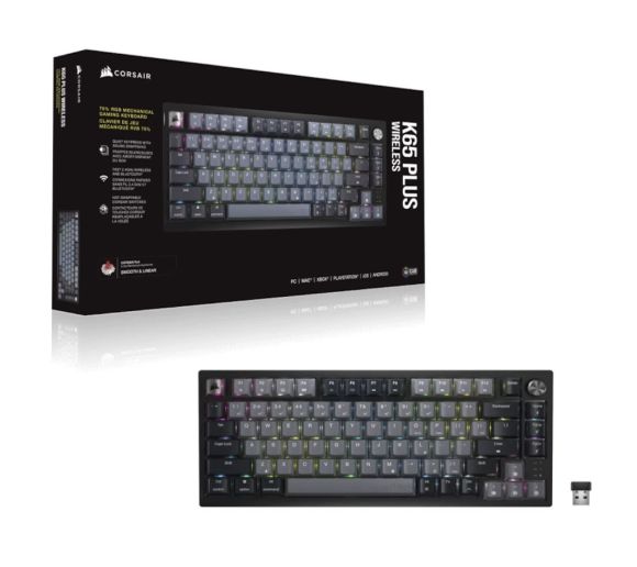 Corsair - Tastatura CORSAIR K65 Plus bežicna/mehanicka/CH-91D401L-NA/gaming/RGB/crna_3