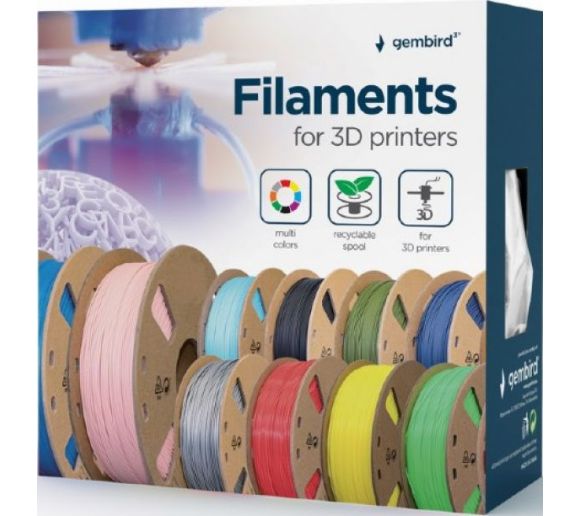 Gembird - 3DP-ASA1.75-01-W Gembird ASA filament, 1.75 mm, 1 kg White_1