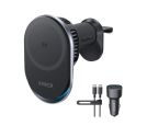 Prime 25W MagGo bežični + auto punjač sa USB-C M/M kablom, crni _small_4