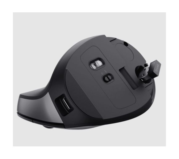 Trust - Miš  TRUST BAYO II ERGO bežicni/rechargable/crna_0