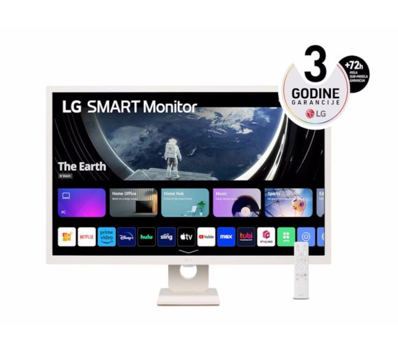 LG - Monitor LG 32SR50F-W 32"/IPS/1920x1080/60Hz/8ms GtG/HDMIx2,USB/zvučnici/VESA/smart/bela_2