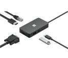 Microsoft - Adapter Microsoft USB-C Travel Hub USB-C3.2/USB-A/Eth/HDMI/VGA_small_2