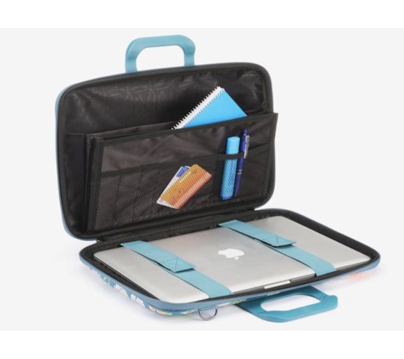 Torba BOMBATA Peonia  15,6"/16" - Limited Edition Grey/Silver_0